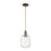 Innovations Preston 1Lt 7" Jar Cord Mini Pendant, OB/CL Jar - 716-1P-OB-G460-7CL