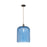 Innovations Bridal Veil 1Lt 12" Cord Mini Pendant, OB/Blue - 716-1P-OB-G559-12BL