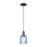 Innovations Bridal Veil 1Lt 5" Cord Mini Pendant, OB/Blue - 716-1P-OB-G559-5BL