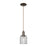 Innovations Bridal Veil 1Lt 5" Cord Mini Pendant, OB/Smoke - 716-1P-OB-G559-5SM