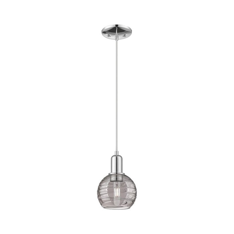 Innovations ADS 1Lt 6" Cord Mini Pendant, CH/SM - 716-1P-PC-G1213-6SM