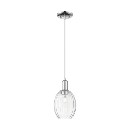 Innovations Preston 1Lt 6" Bell Cord Mini Pendant, CH/CL - 716-1P-PC-G459-6CL