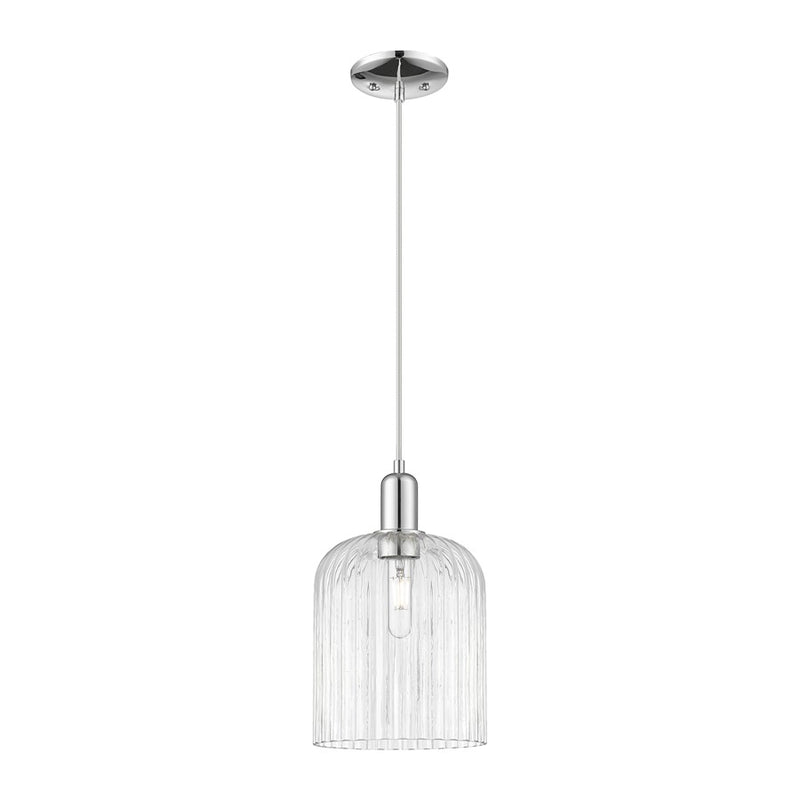 Innovations Bridal Veil 1Lt 8" Cord Mini Pendant, CH/CL - 716-1P-PC-G559-8CL