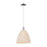 Innovations NB Dome 1Lt 12" Cord Mini Pendant, CH/NF - 716-1P-PC-NBD-12-NAT