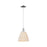 Innovations NB Dome 1Lt 9" Cord Mini Pendant, CH/NF - 716-1P-PC-NBD-9-NAT