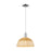 Innovations NB Dome 1Lt Cord Mini Pendant/12" CH/NF - 716-1P-PC-NBD2-12-NAT