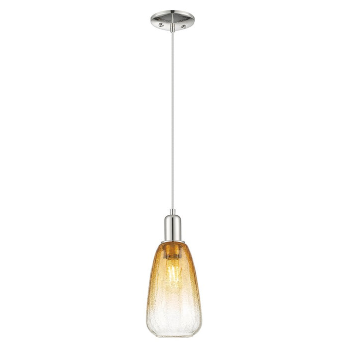 Innovations Brookhaven Almond 6" Cord Mini Pendant, PN/AM
