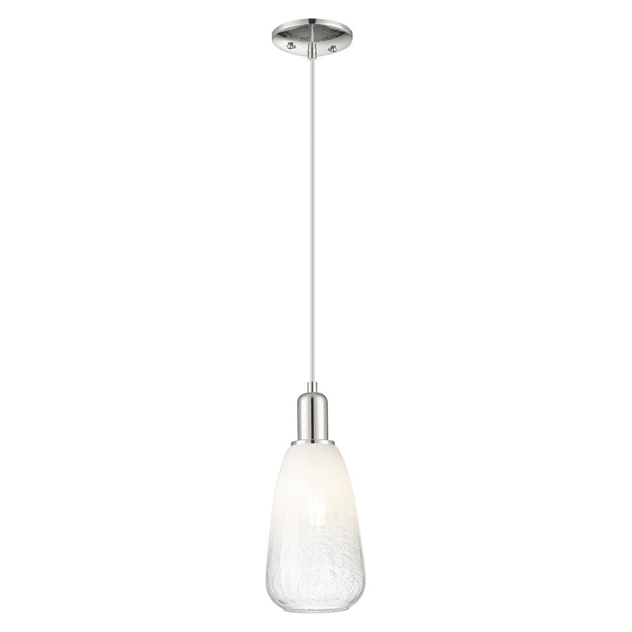 Innovations Brookhaven Almond 6" Cord Mini Pendant, PN/Opal - 716-1P-PN-G480-6OP