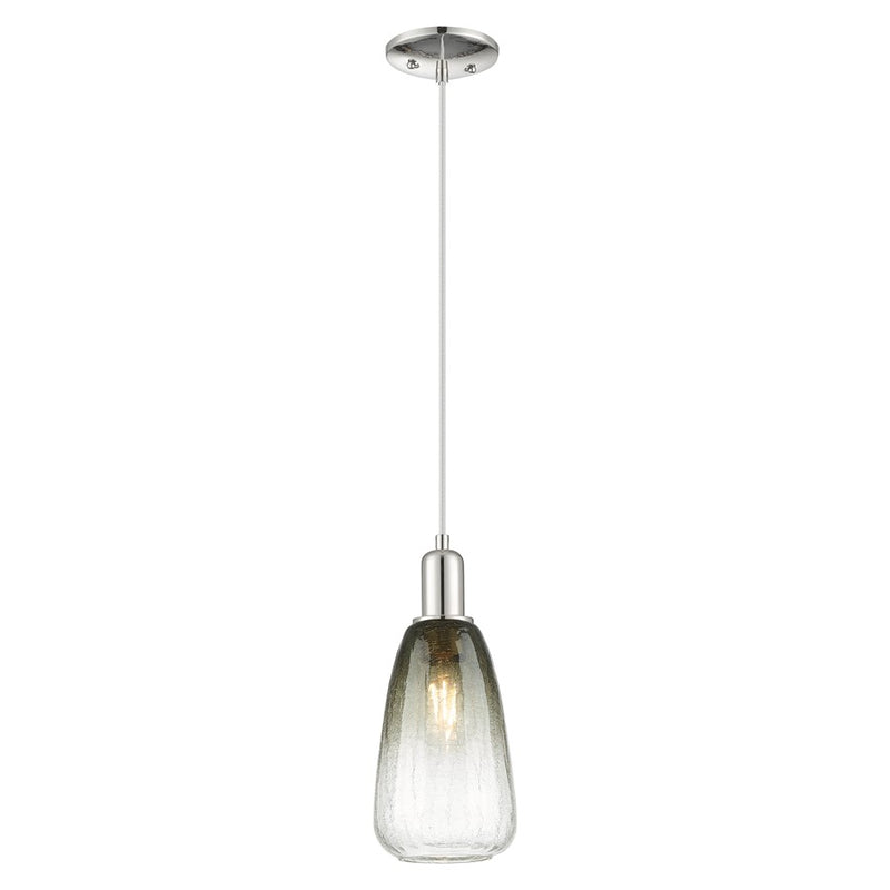 Innovations Brookhaven Almond 6" Cord Mini Pendant, PN/ST - 716-1P-PN-G480-6SL