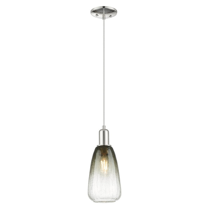 Innovations Brookhaven Almond 6" Cord Mini Pendant, PN/ST - 716-1P-PN-G480-6SL