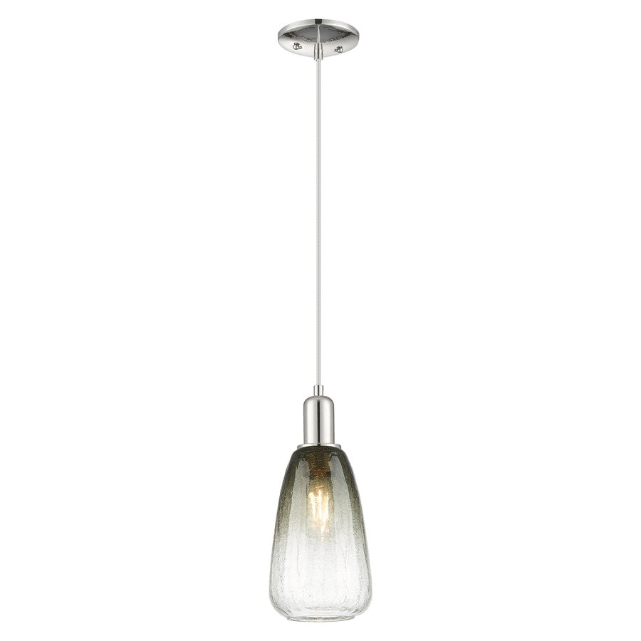 Innovations Brookhaven Almond 6" Cord Mini Pendant, PN/ST - 716-1P-PN-G480-6SL