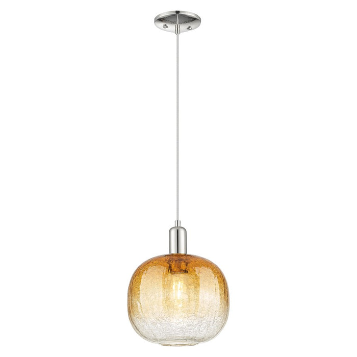 Innovations Brookhaven Sphere 10" Cord Mini Pendant, PN/AM - 716-1P-PN-G481-10AM