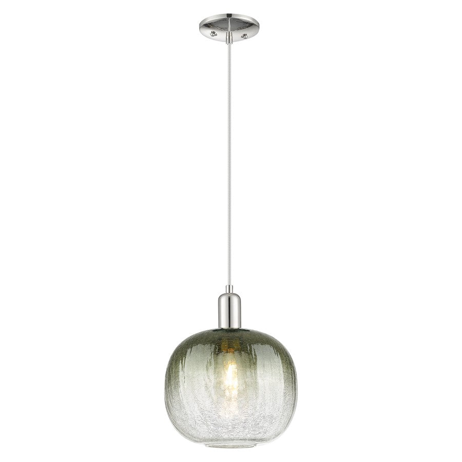 Innovations Brookhaven Sphere 10" Cord Mini Pendant, PN/ST - 716-1P-PN-G481-10SL