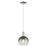 Innovations Brookhaven Globe 8" Cord Mini Pendant, PN/Slate - 716-1P-PN-G483-8SL