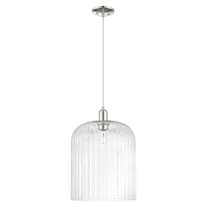 Innovations Bridal Veil 12" Cord Mini Pendant, PN/Clear - 716-1P-PN-G559-12CL