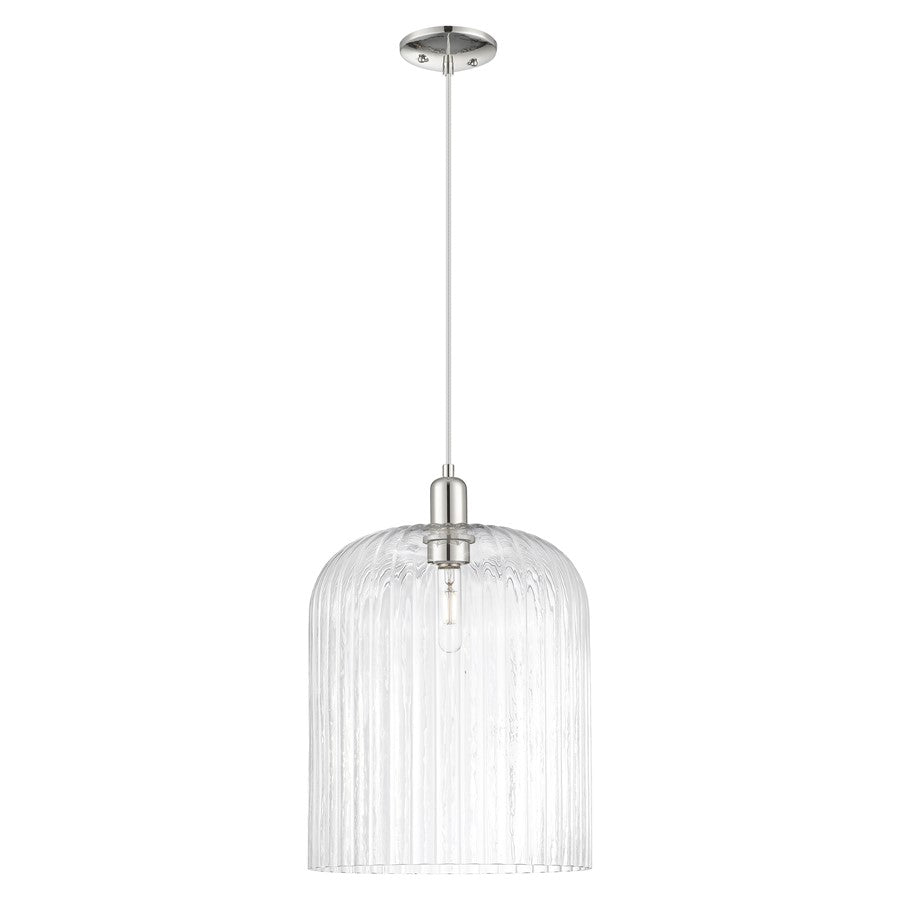 Innovations Bridal Veil 12" Cord Mini Pendant, PN/Clear - 716-1P-PN-G559-12CL