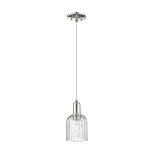 Innovations Bridal Veil 1Lt 5" Cord Mini Pendant, PN/Seed - 716-1P-PN-G559-5SDY