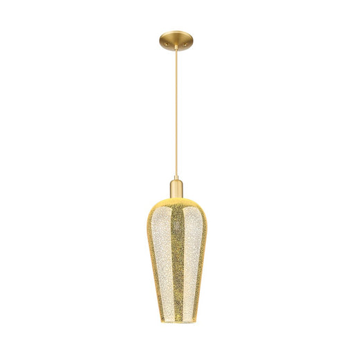 Innovations Chelsea 1Lt 8" Cord Mini Pendant, Gold/Mercury - 716-1P-SG-G456-8ME