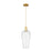Innovations Chelsea 1Lt 8" Cord Mini Pendant, Gold/Seedy - 716-1P-SG-G456-8SDY