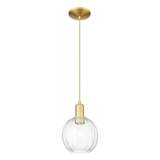 Innovations Preston 1Lt 7" Globe Cord Mini Pendant, GD/CL - 716-1P-SG-G458-7CL