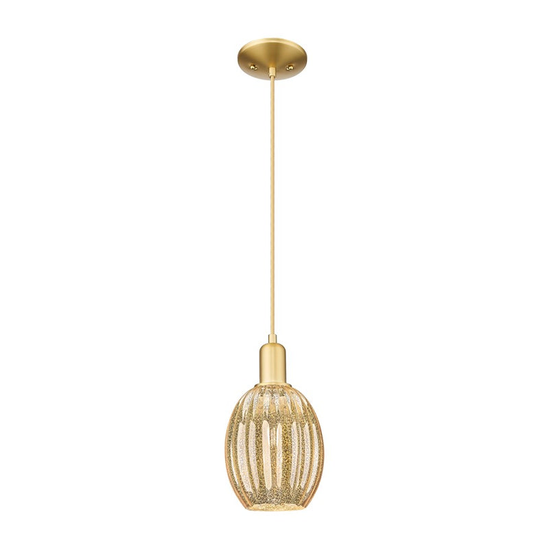 Innovations Preston 1Lt 6" Bell Cord Mini Pendant, GD/MC - 716-1P-SG-G459-6ME
