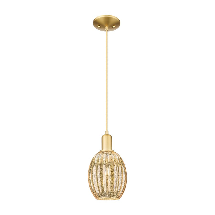 Innovations Preston 1Lt 6" Bell Cord Mini Pendant, GD/MC - 716-1P-SG-G459-6ME