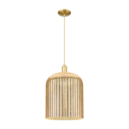 Innovations Bridal Veil 1Lt 12" Cord Mini Pendant, GD/MC - 716-1P-SG-G559-12ME