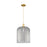 Innovations Bridal Veil 1Lt 12" Cord Mini Pendant, GD/SM - 716-1P-SG-G559-12SM