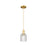 Innovations Bridal Veil 1Lt 5" Cord Mini Pendant, GD/Clear - 716-1P-SG-G559-5CL