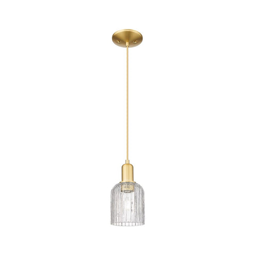 Innovations Bridal Veil 1Lt 5" Cord Mini Pendant, GD/Clear - 716-1P-SG-G559-5CL