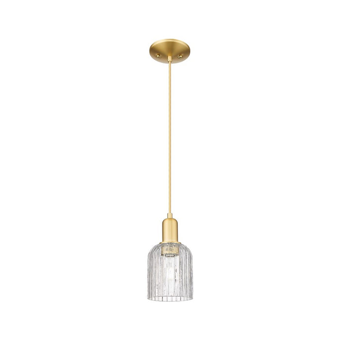 Innovations Bridal Veil 1Lt 5" Cord Mini Pendant, GD/Clear - 716-1P-SG-G559-5CL