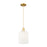 Innovations Bridal Veil 1Lt 8" Cord Mini Pendant, GD/GW - 716-1P-SG-G559-8GWH