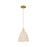 Innovations NB Dome 1Lt 9" Cord Mini Pendant, GD/NF - 716-1P-SG-NBD-9-NAT