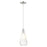 Innovations Brookhaven Almond 6" Cord Mini Pendant, SN/Opal - 716-1P-SN-G480-6OP