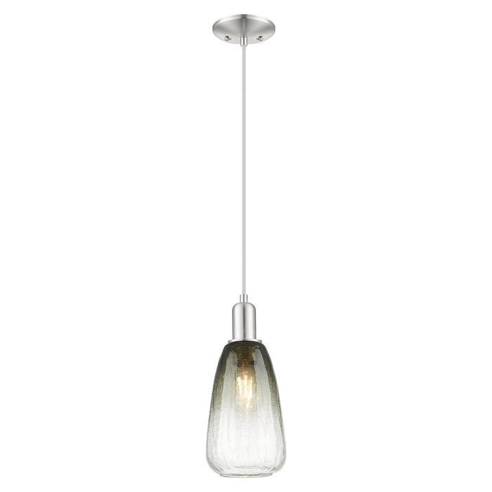 Innovations Brookhaven Almond 6" Cord Mini Pendant, SN/ST - 716-1P-SN-G480-6SL