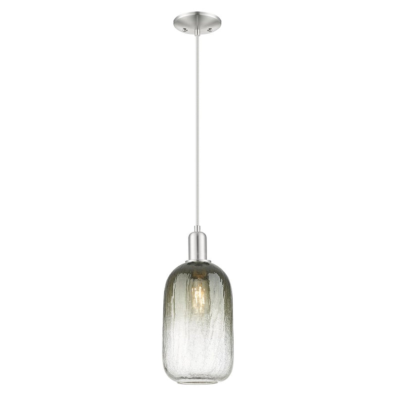 Innovations Brookhaven Cloche 7" Cord Mini Pendant, SN/ST - 716-1P-SN-G482-7SL