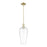 Innovations Chelsea 1Lt 8" Stem Mini Pendant, AB/Clear - 716-1S-AB-G456-8CL