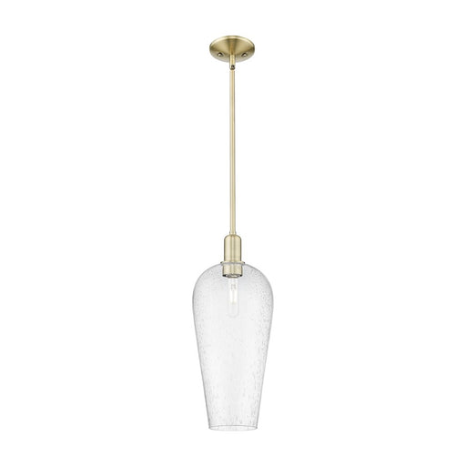 Innovations Chelsea 1Lt 8" Stem Mini Pendant, AB/Seed - 716-1S-AB-G456-8SDY