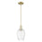 Innovations Preston 1Lt 6" Flute Stem Mini Pendant, AB/CL - 716-1S-AB-G457-6CL