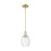 Innovations Preston 1Lt 6" Bell Stem Mini Pendant, AB/Clear - 716-1S-AB-G459-6CL
