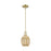 Innovations Preston 1Lt 6" Bell Stem Mini Pendant, AB/MC - 716-1S-AB-G459-6ME