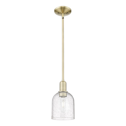 Innovations Bella 6in 1-Light Mini Pendant | Industrial Antique Brass and Seedy Glass | Kitchen Island & Dining Room | 5.5 x | Model 716-1S-AB-G558-6SDY