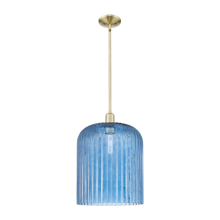Innovations Bridal Veil 1Lt 12" Stem Mini Pendant, AB/Blue - 716-1S-AB-G559-12BL