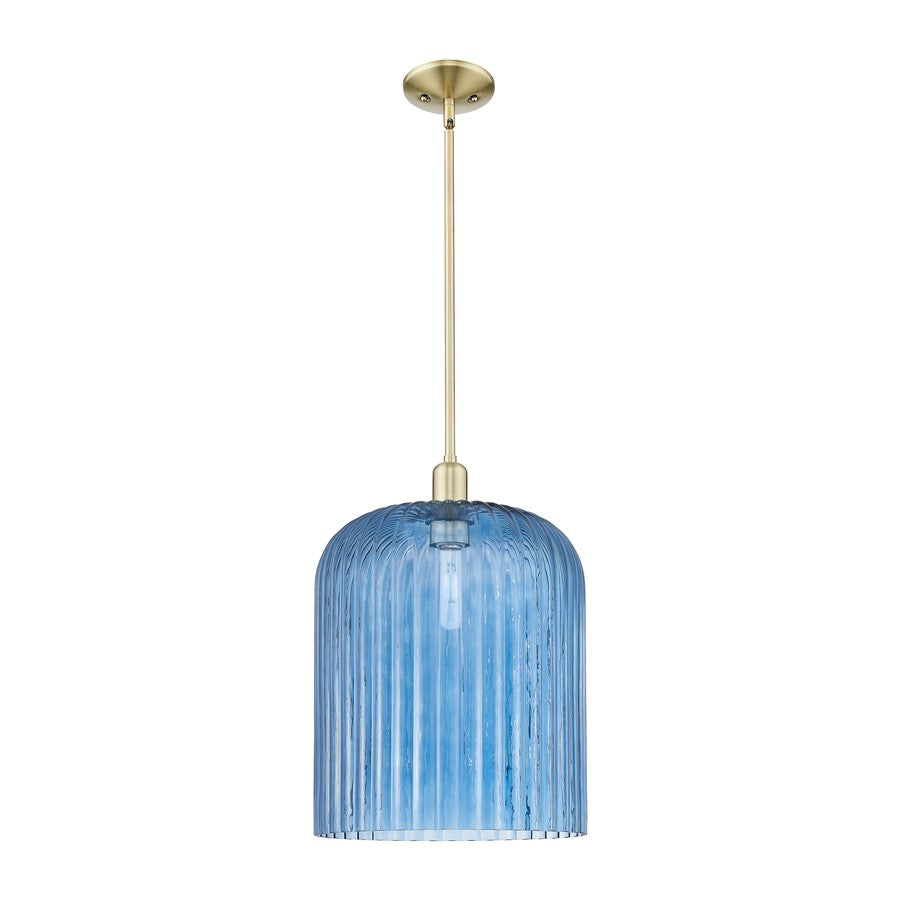 Innovations Bridal Veil 1Lt 12" Stem Mini Pendant, AB/Blue - 716-1S-AB-G559-12BL