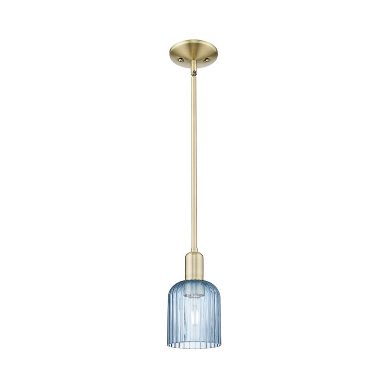 Innovations Bridal Veil 1Lt 5" Stem Mini Pendant, AB/Blue - 716-1S-AB-G559-5BL