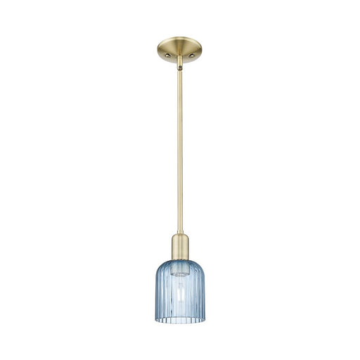 Innovations Bridal Veil 1Lt 5" Stem Mini Pendant, AB/Blue - 716-1S-AB-G559-5BL