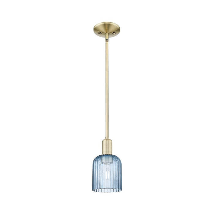 Innovations Bridal Veil 1Lt 5" Stem Mini Pendant, AB/Blue - 716-1S-AB-G559-5BL