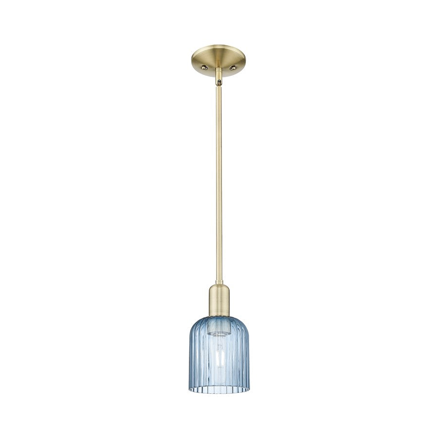 Innovations Bridal Veil 1Lt 5" Stem Mini Pendant, AB/Blue - 716-1S-AB-G559-5BL