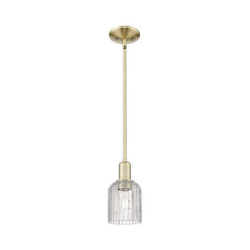 Innovations Bridal Veil 1Lt 5" Stem Mini Pendant, AB/Clear - 716-1S-AB-G559-5CL