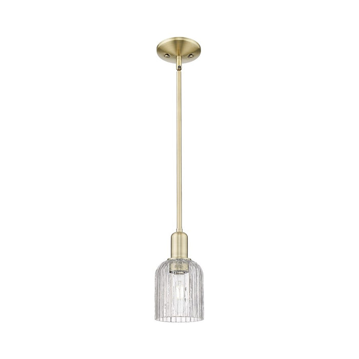 Innovations Bridal Veil 1Lt 5" Stem Mini Pendant, AB/Clear - 716-1S-AB-G559-5CL